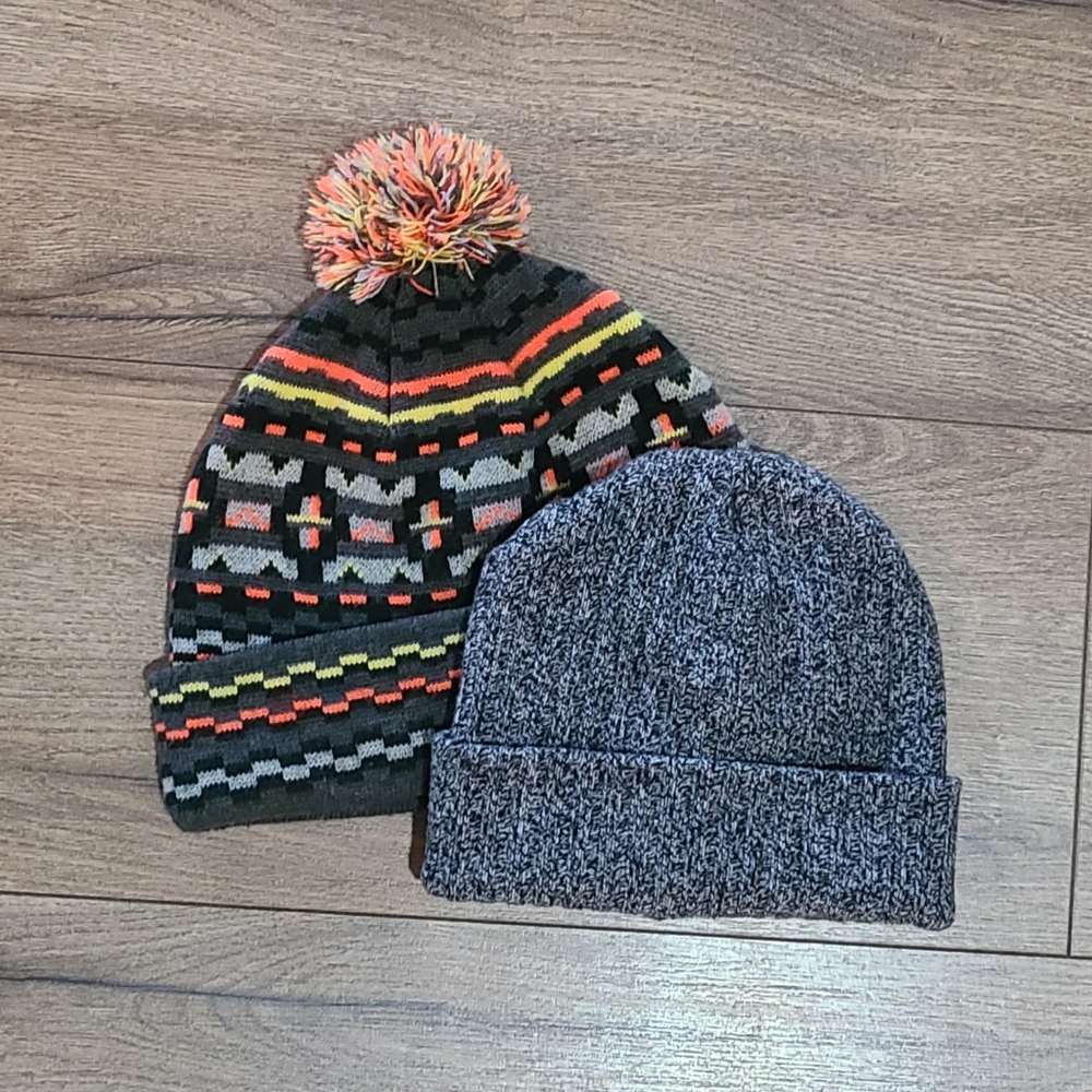 New Without Tags- Cactus Moon and Time/True - 2 Classic Beanies, One size